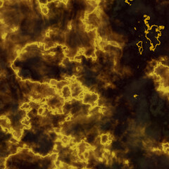 Golden black dark lines, fluid texture abstract light background