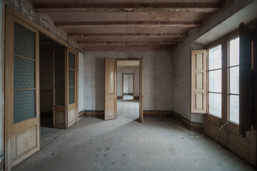 old abandoned building