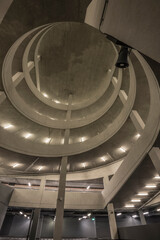 Fototapeta premium abstract view of a parking garage