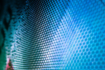 CloseUp LED blurred screen. LED soft focus background. abstract background ideal for design.