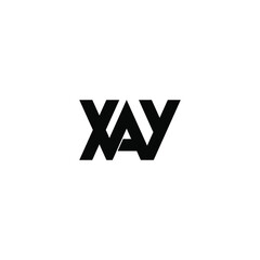 xay letter original monogram logo design