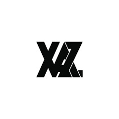 xaz letter original monogram logo design