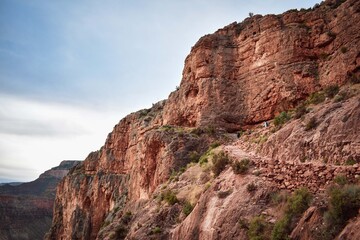 Fototapeta na wymiar grand canyon path