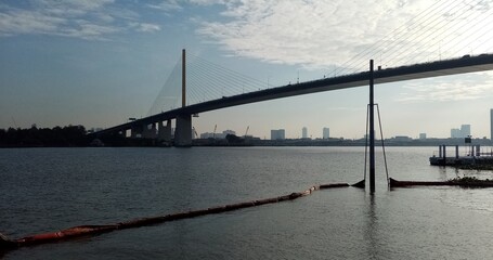bridge over the river