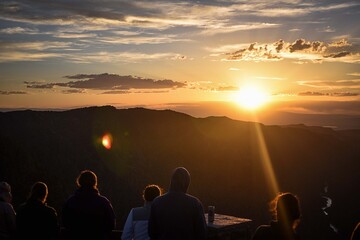 sunset at black canyon