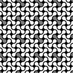 Abstract Grey And White Square Pattern Background, Bricks, Illusion