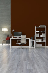 3d rendering interior scene
