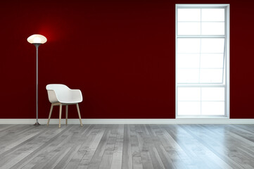 3d rendering interior scene