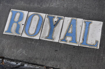 Royal Street Sign
