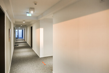 Empty Building Corridor
