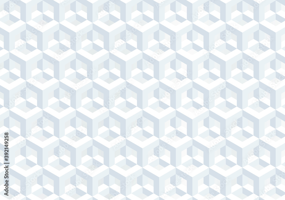 Aufkleber abstract modern white 3d geometric texture. modern square background. white and grey geometric textu