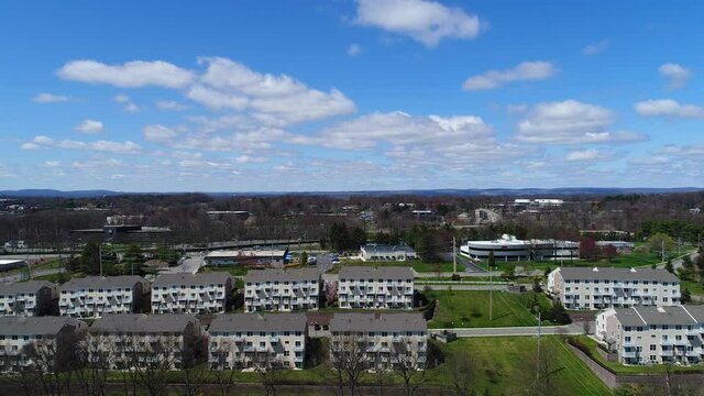 New Construction Apartments in the Suburbs - Dolly Shot