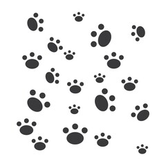 paw vector background  illustration design