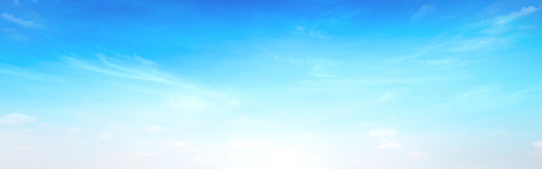 International day of clean air for blue skies concept: Abstract white cloud and blue sky in sunny...