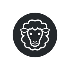 sheep icon vector