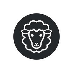 sheep icon vector