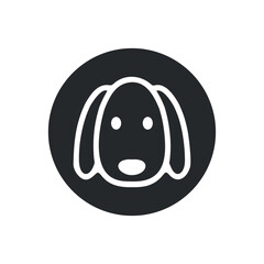 dog icon vector