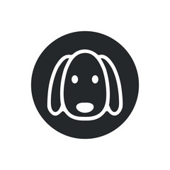 dog icon vector