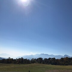 山梨県北杜市清里の美しい自然の風景