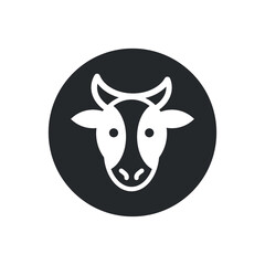 cow icon vector