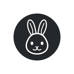 rabbit icon vector