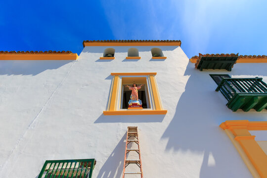 Cartagena, Convent of Santa Cruz de la Popa (Convento de Santa Cruz de la Popa) located at the lookout that provides scenic panoramic views of Cartagena