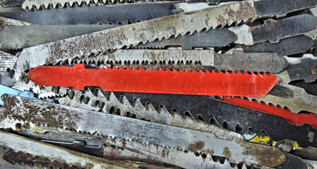 Jigsaw blades , saws for wood, for plastic and for iron