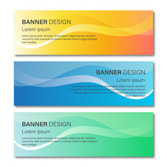 colorful abstract banner background
