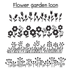 Fototapeta na wymiar flower garden vector decorative graphic design