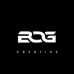 BOG Letter Initial Logo Design Template Vector Illustration