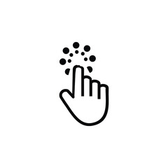 Hand cursor icon