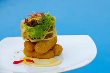 Fried Crispy Chicken Nuggets