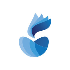 Water logo icon vector template.