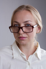 Obraz premium Portrait of a young business woman