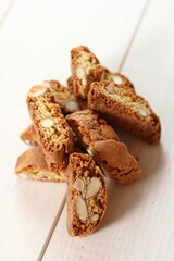 Italian almond biscuits cantuccini