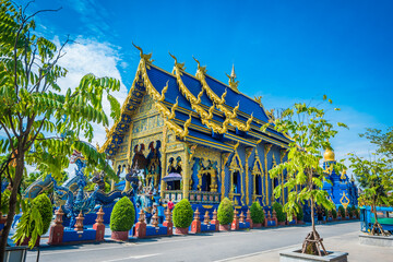 Wat Rong Seur Ten or Blue Temple is a famous temple and is a major tourist attraction of Chiang Rai...