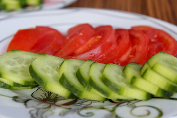 cucumber and tomato salad