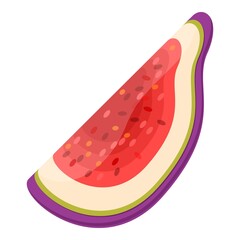 Figs icon. Cartoon of figs vector icon for web design isolated on white background