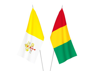 Guinea and Vatican flags
