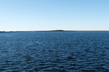 Obraz premium upper reservoir of dlouhe strane water power plant in jeseniky in czechia