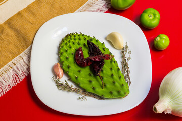 Healthy ingredients of Mexican cuisine.