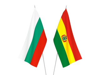 Bulgaria and Bolivia flags