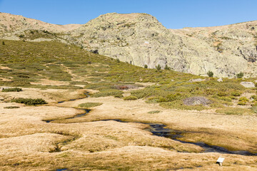 Peñalara Glacier Circus and the Peñalara Glacial Lagoons, in Madrid's Sierra de Guadarrama.