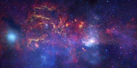 images of the central region of our Milky Way. Elements of this image furnished by NASA