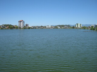 Naklejka premium Mampituba river - Southern Brazil
