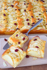 Apfelkuchen vom Blech