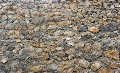 Old stone masonry background. Stone wall texture and pattern