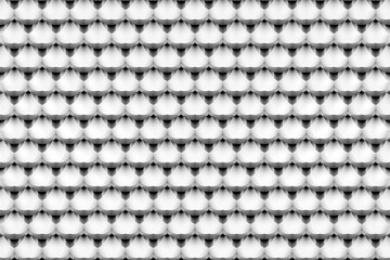 3d abstract minimalism texture in monochrome. With many delicate details, light air clouds, petals, lace wall decoration