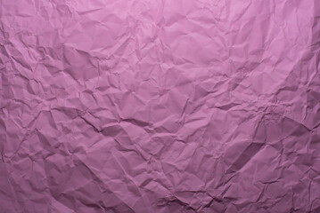 pink crumpled paper background
