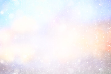 abstract white light blurred snow background, glamor christmas glow design